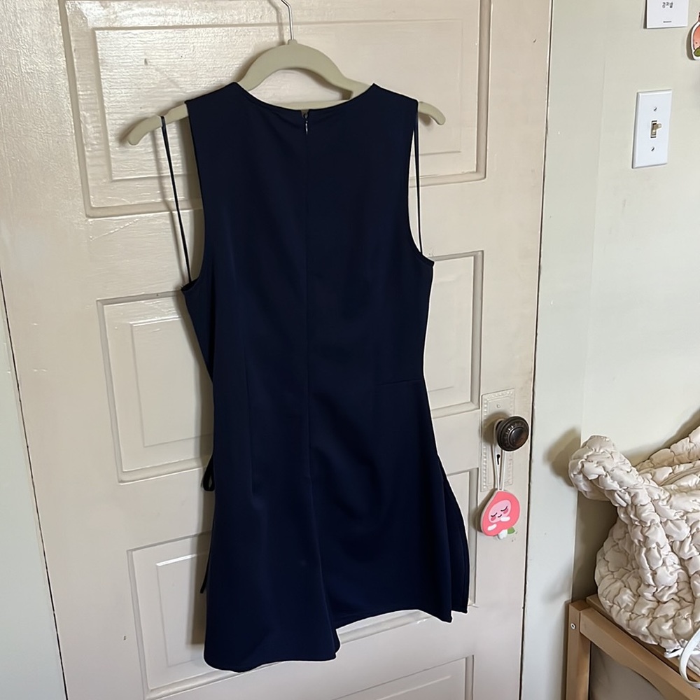 Navy Wrap Romper - image 3